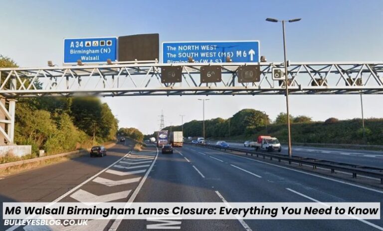 M6 Walsall Birmingham Lanes Closure
