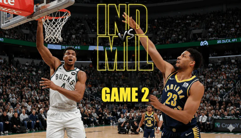 Milwaukee Bucks vs Pacers Match Player Stats