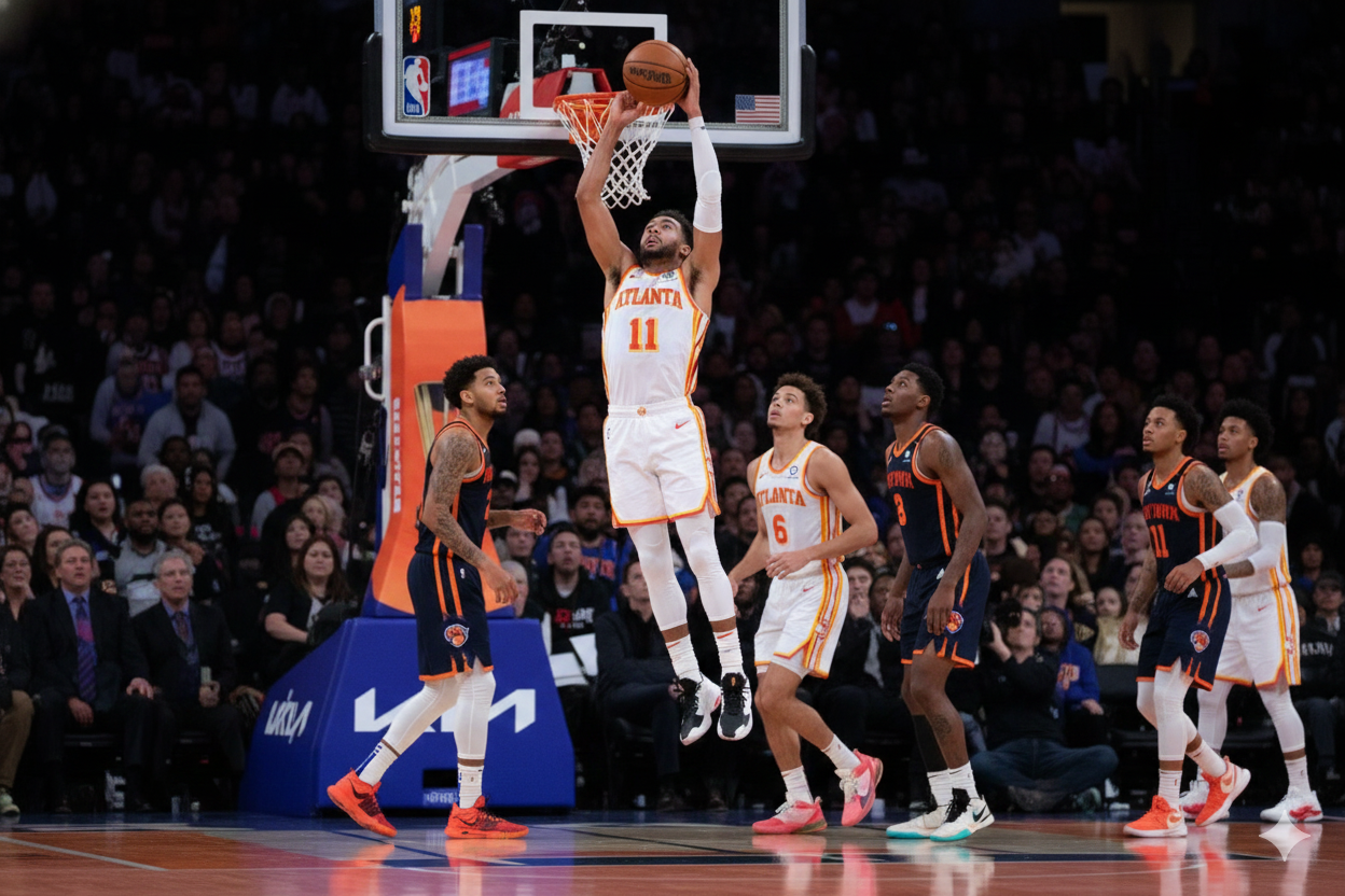 Hawks vs Knicks match visual 1