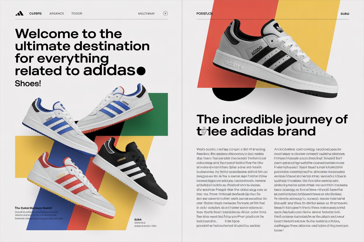 Luxury sporty magazine layout style image