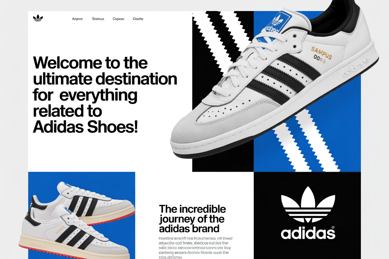 Vibrant promotional webpage design image