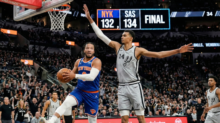 Knicks vs San Antonio Spurs Match Player Stats