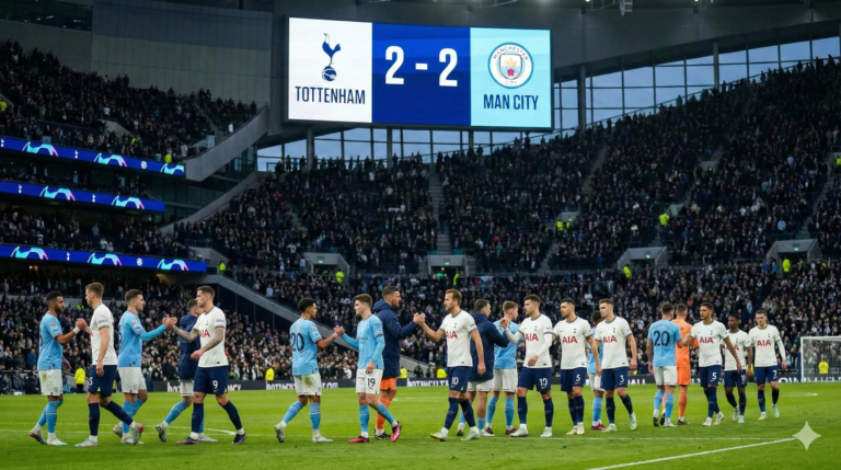 Tottenham vs Man City Stats