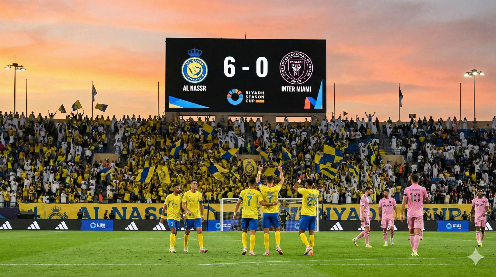 Al Nassr vs Inter Miami: Match Stats, Highlights