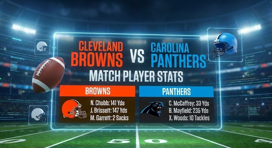 Cleveland Browns vs Carolina Panthers Match Player Stats