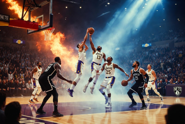 Lakers vs Brooklyn Nets Match Player Stats
