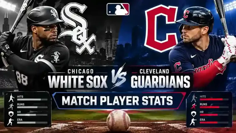 Chicago White Sox vs Cleveland Guardians match player stats